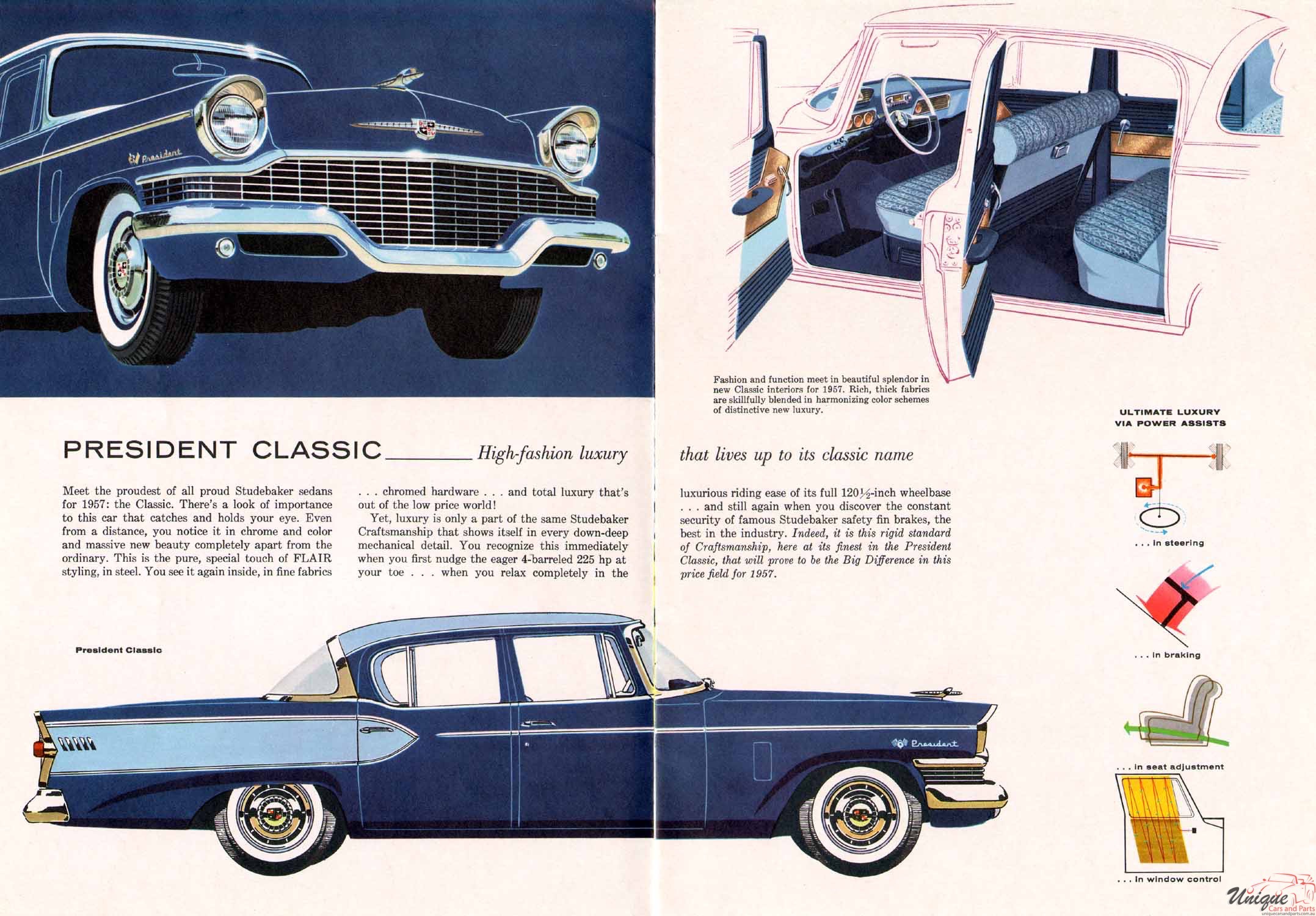 1957 Studebaker Sedans Brochure Page 9
